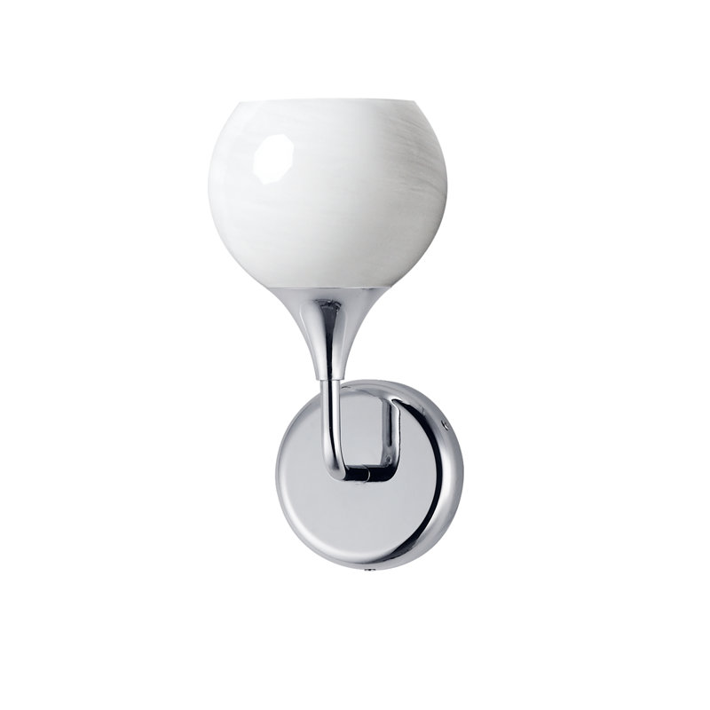 Applique murale Neve, Chrome poli