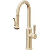 Davoli Pull-Down Prep/Bar Faucet with Squeeze Sprayer