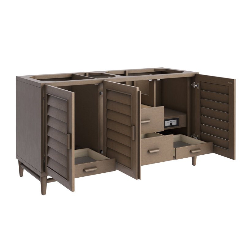 Portland 60'' W Double Vanity, Tajnar Eclos