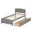 Lit plateforme simple avec deux tiroirs-941141222