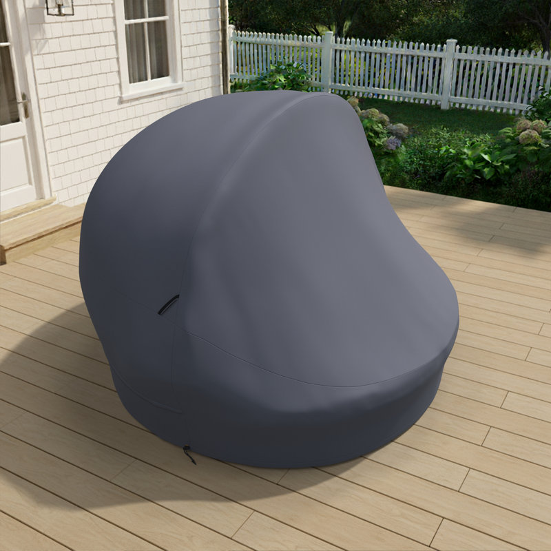 Housse pour lit de jour de patio en osier de 75,5 po de large Alleshia