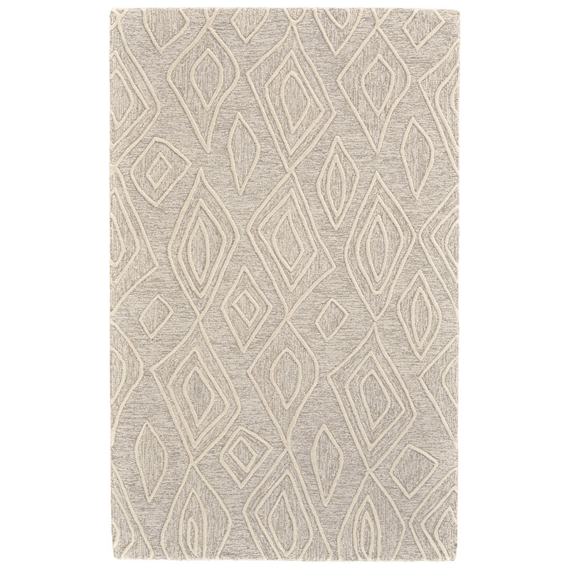 Tapis en laine Kellisha, Rectangle 9 pi 6 po x 13 pi 6 po