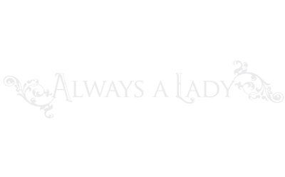 Décalcomanie murale "always a lady"