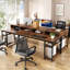 Two Person Desk With Monitor Stand (Not Including Chair)-679693286