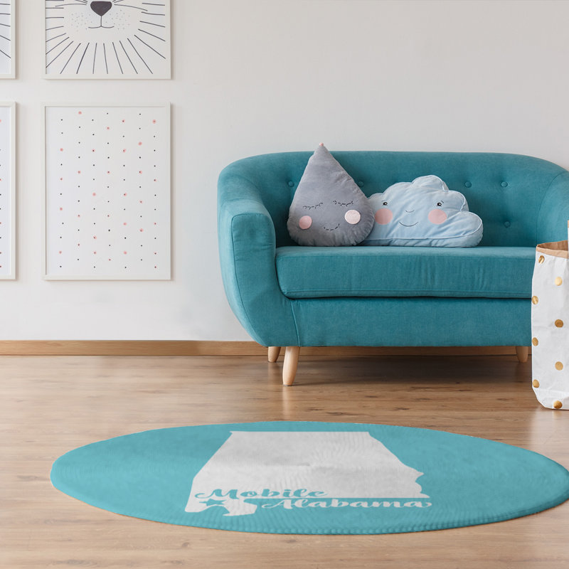 Tapis de poly-chenille en polyester mobile alabama
