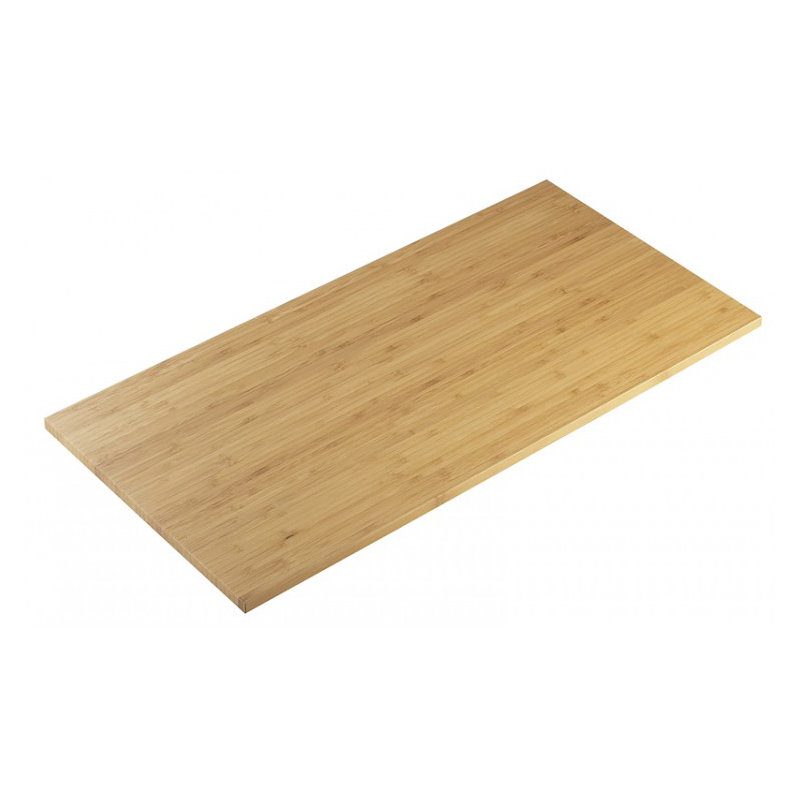 12" X 24" Rectangular Riser Shelf, Bamboo