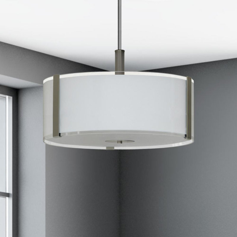 Luminaire suspendu en dôme à 3 lumières Winesburg Latitude Run®, H 65 po x l 20 po x P 20 po, Acier