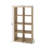 8‑Cube Open Bookshelf, 4‑Tier Freestanding Wooden Storage Organizer, Display Cube Shelf for Living Room Home Office