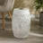 Solar Side Table With Built-In Solar Battery,Stunning Flower Pattern At Night,Eco-Friendly And Energy Efficient Outdoor Furniture Ideal,For Patios Gardens And Backyards-94026253