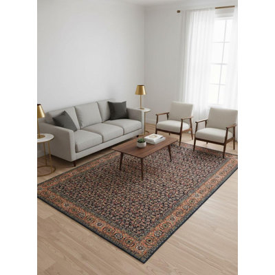 One-of-a-Kind Plum Traditional 8X11'5 Oriental Area Rug