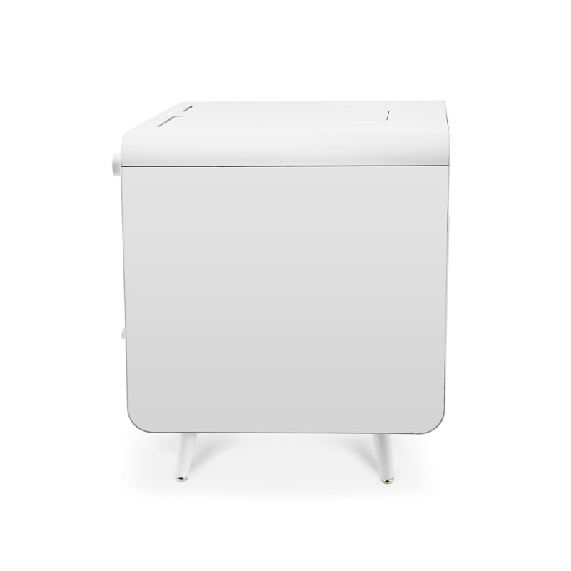 Sobro Smart End Table with Built-In Outlets, White