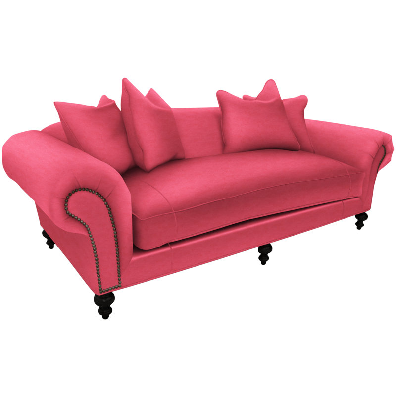 Ranch House Leather Sofa, Coffee Bean, 109-12, Langport Vineyard