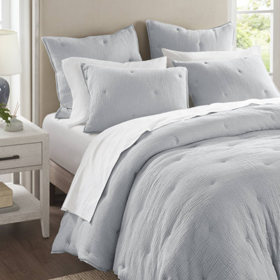 Taie décorative européenne en gaze de coton brodée Breeze