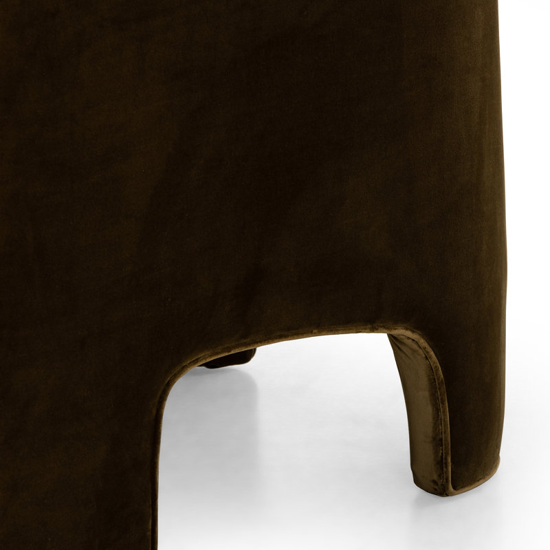 Sully Chair in Surrey Moss, Olive Green Velvet