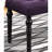 Purple Fabric Dining Bench - With Solid Wood Turned Leg Frame & Black Finish 48Wx16dx19.5H In Hint Legs 48 X 16 19.5 Inches-495543668