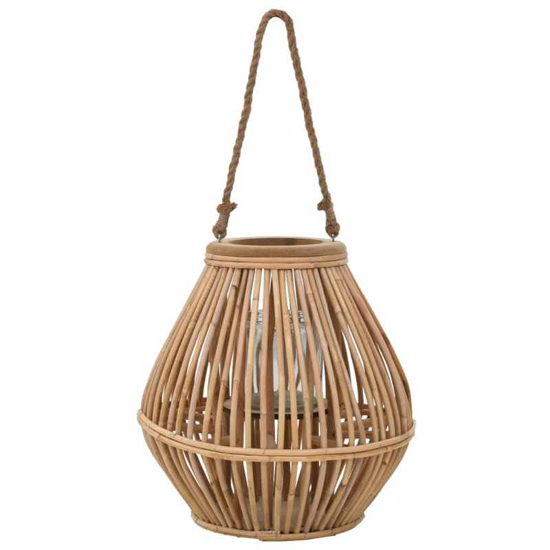 Rattan Wall Lantern