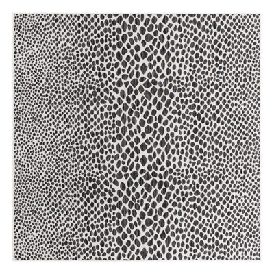 Tapis noir abstrait intérieur / extérieur