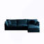 Canapé modulaire surdimensionné en forme de L avec repose-pieds réversible Free Combination Comfy Upholstery-178766457