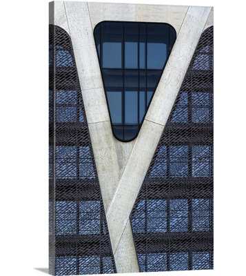 Blue Triangle by Jef Van Den Houte Photographic Print on Canvas