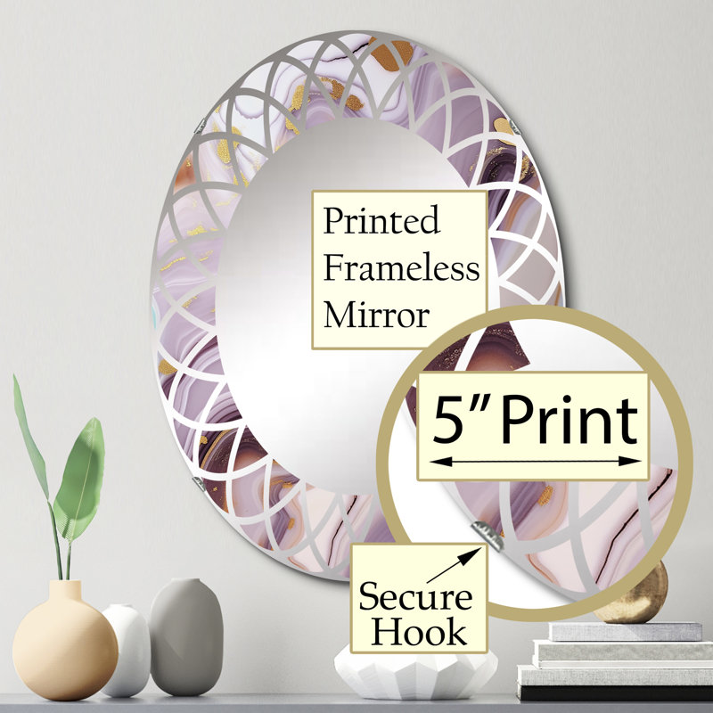 Miroir mural Nephie, 30 po x 20 po