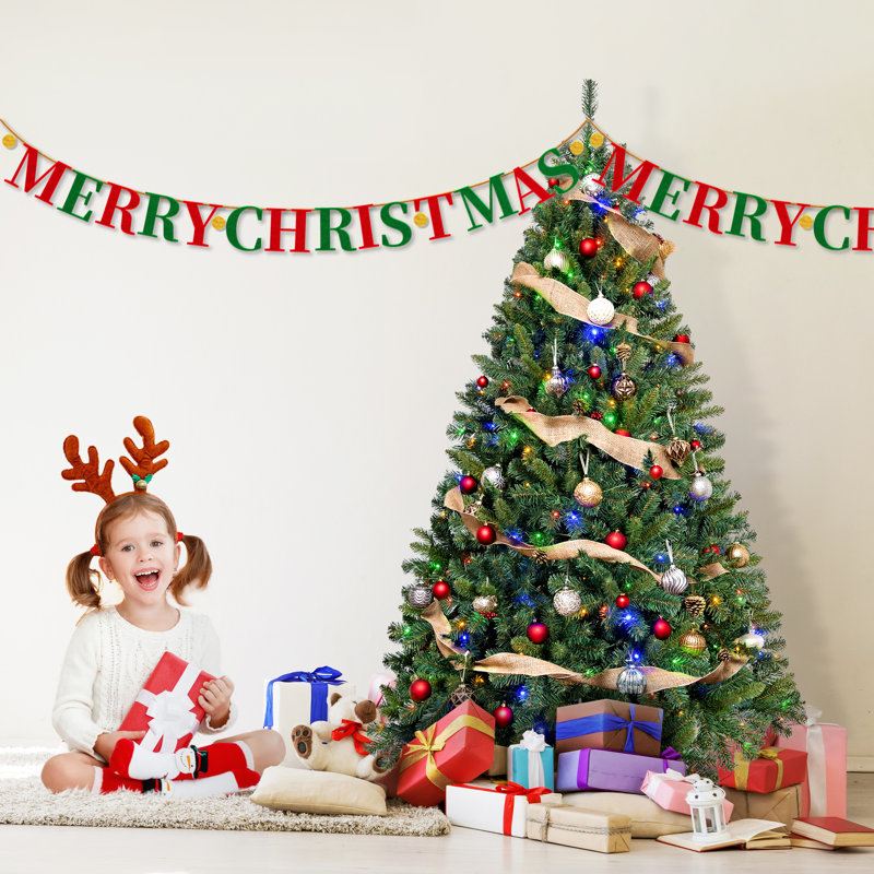 Arbre de Noël pleine hauteur intelligent pré-éclairé, 6