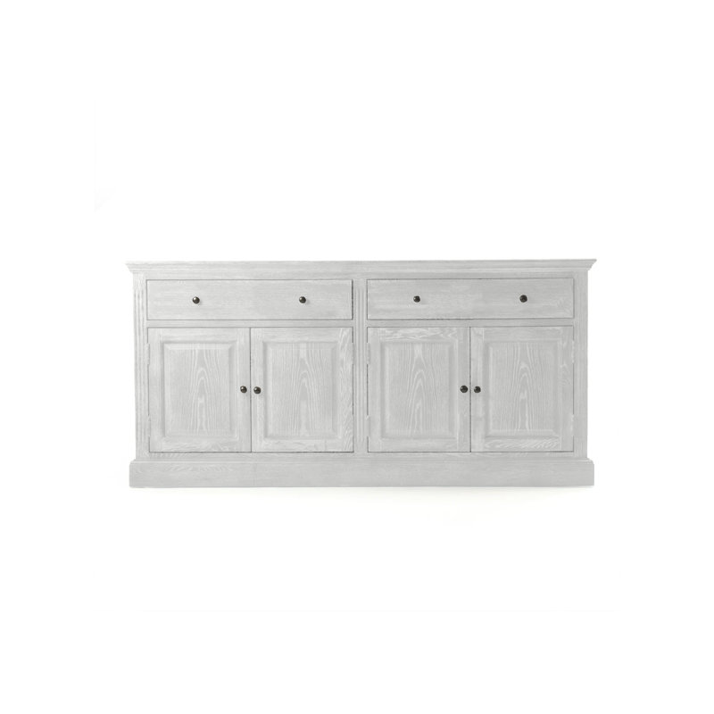 Buffet traditionnel 80 "en chêne massif, Chêne foncé
