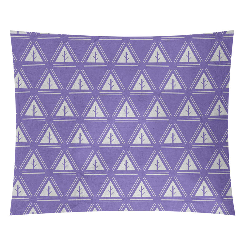 Tapisserie Barbra, H 88 po x l 104 po, Mauve / Gris
