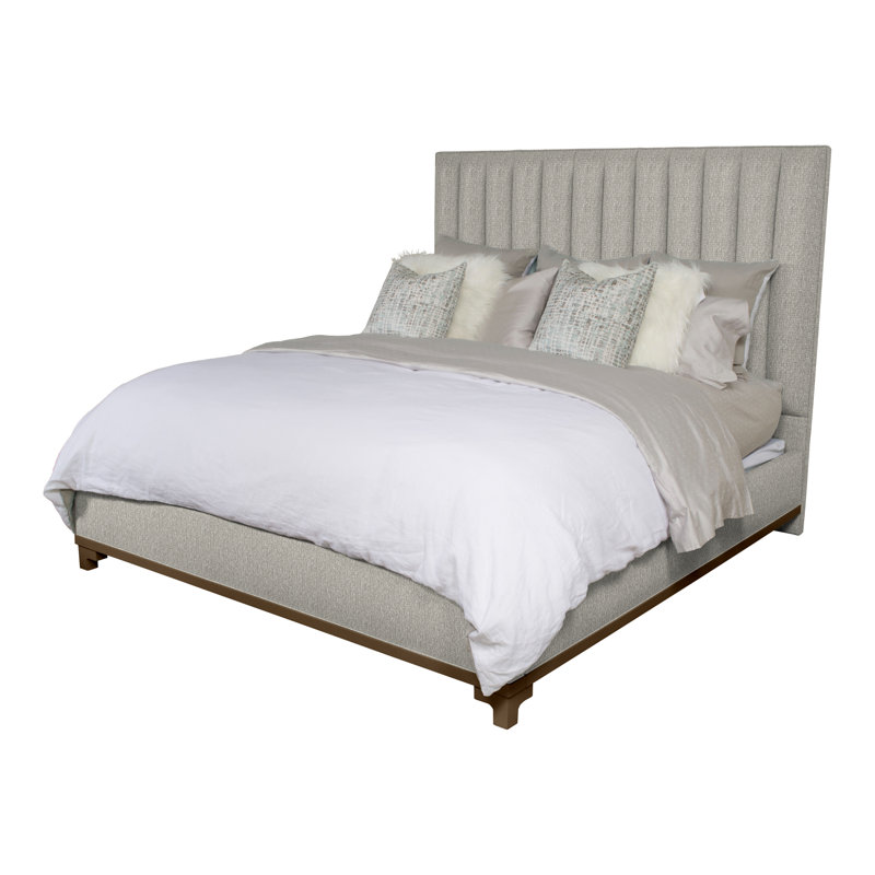 Jemma Upholstered Standard Bed, King, Tarbee Pebble, Havana