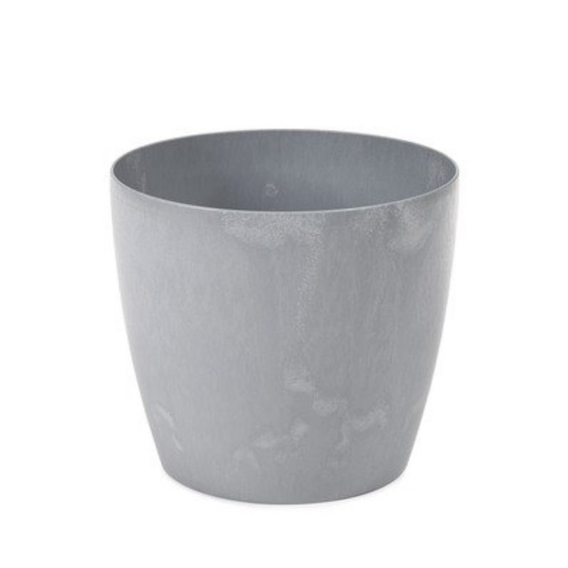 Taylur Pot Planter, Grey, 22cm H x 25cm W x 25cm D