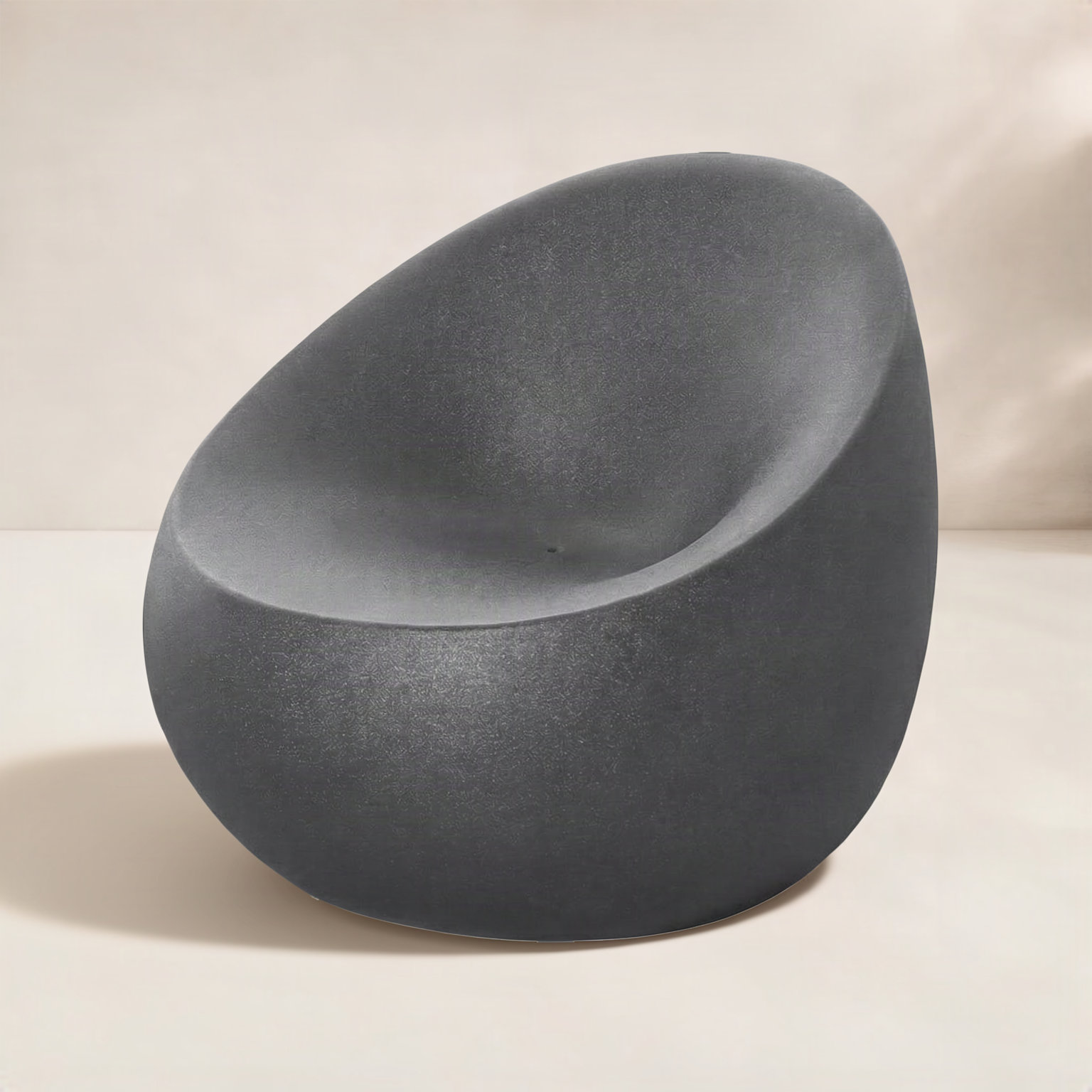 Stone Patio Lounge Chair, Anthracite