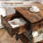 End Table With Storage Shelf Industrial Side Table Narrow Sofa Table