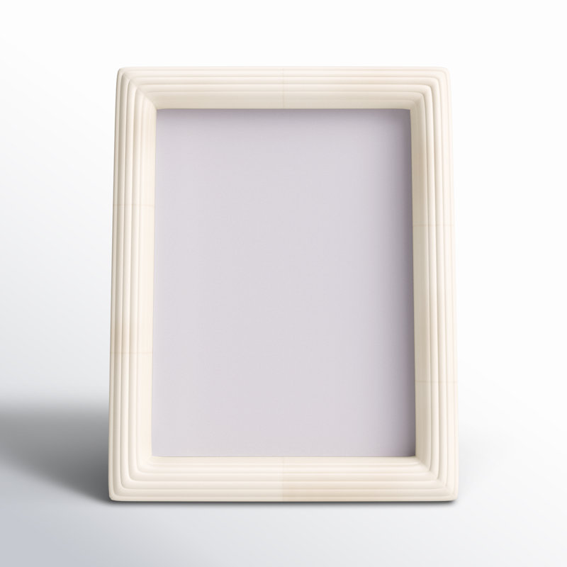 Zuriah Bone Matte Picture Frame, 8" x 10", White