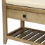Range-chaussures avec siège et tiroirs rembourrés, banc de rangement polyvalent pour les maisons modernes-1451679876