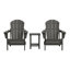 Laguna Foldable Outdoor Adirondack Chair With Table-812154974