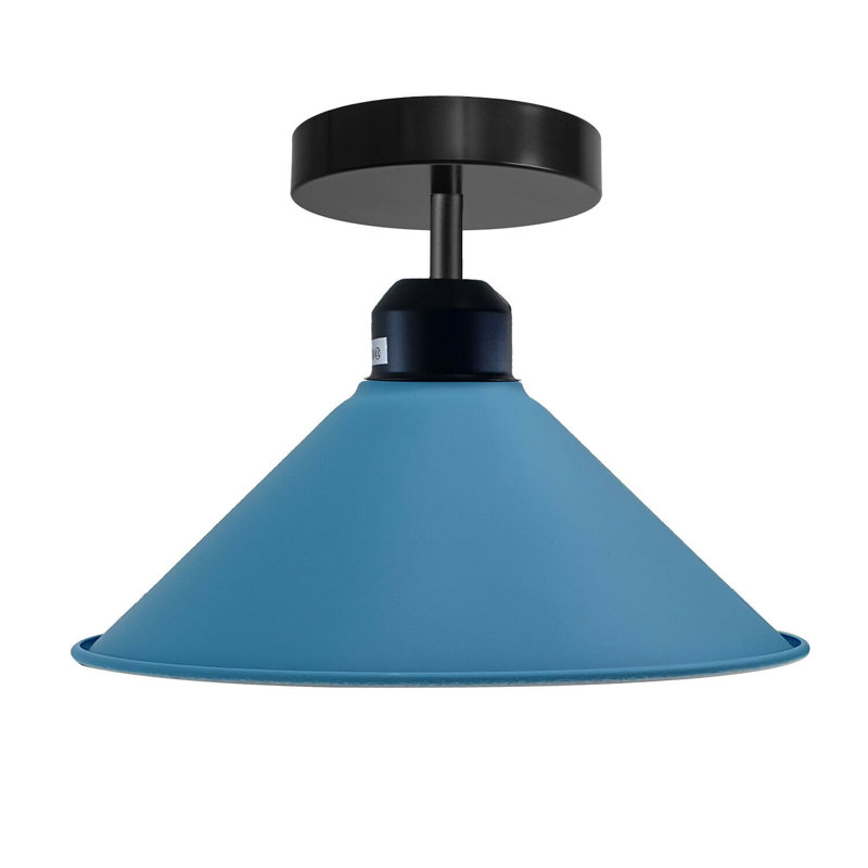 Bustos Semi Flush Mount, Blue