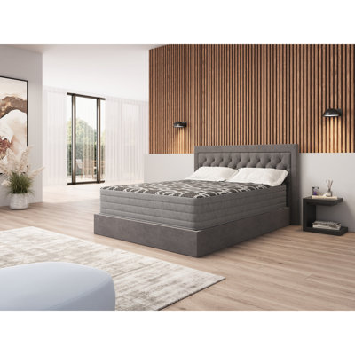 Matelas simple 12 po - Graphite amélioré pour une meilleure circulation de la mousse et du ressort