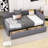 Twin Size 2 Drawers Upholstered Daybed-1118087029