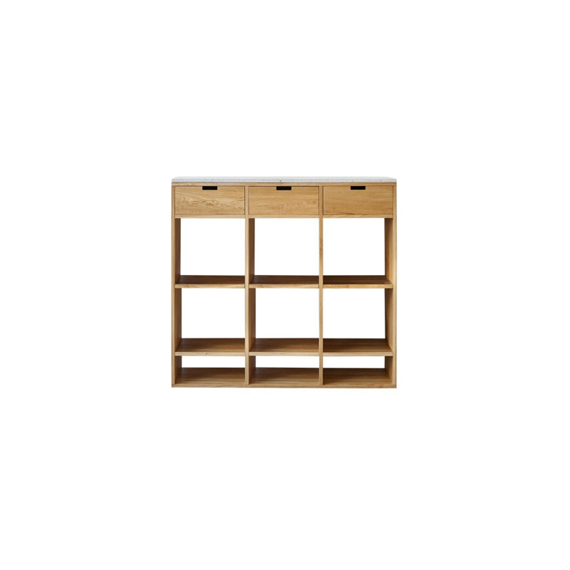 Miho Solid Wood Bookcase