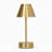 LED Table (Desk) Lamp, Gold Brass, Chargeable USB, Touch Switch
