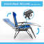 Harbour Housewares 2 Piece Padded Zero Gravity Chair Set -127123149