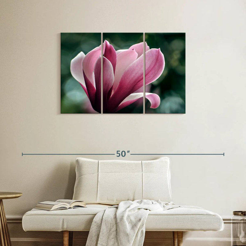 Harnek Blooming Magnolia Flower, 24" H x 38" W