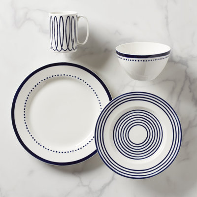 Charlotte Street Piece Porcelain China Dinnerware Set