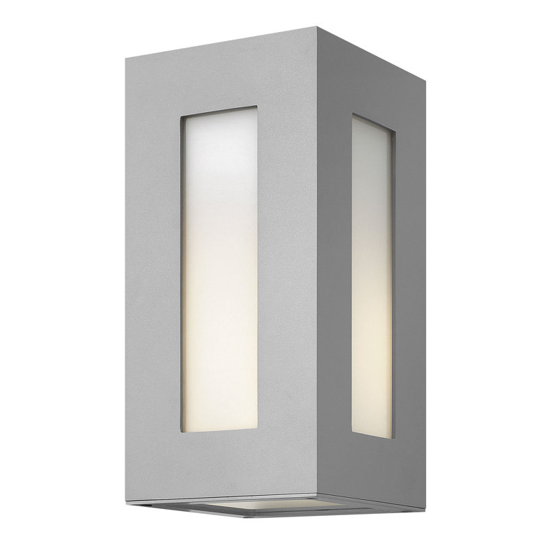 Dorian 1 - Bulb Outdoor Flush Mount, 12.25" H x 4" W x 6.75" D, E26/Medium (Standard), Bronze