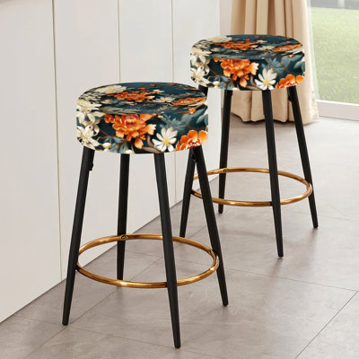 Natures Harmony - Ensemble de 2 tabourets de bar orientaux