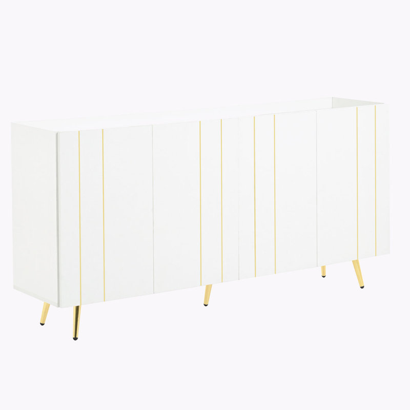 Armoire de rangement avec tablette réglable, Blanc