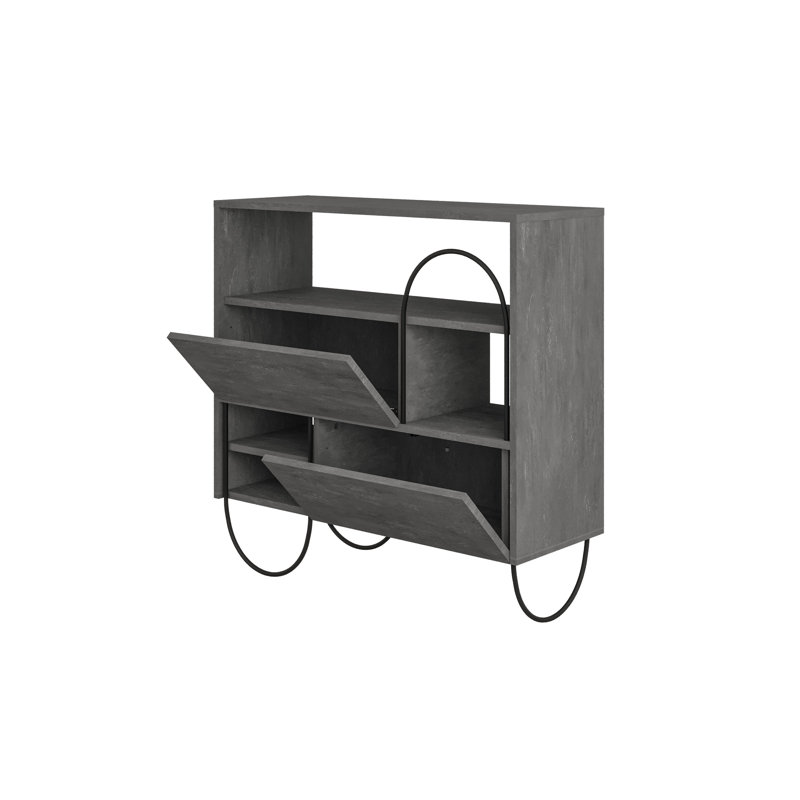 Norfolk 12 Pair Shoe Storage Cabinet