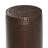 Beardall Metal Pillar Style Brown Pedestal Table with Hammered Design Set