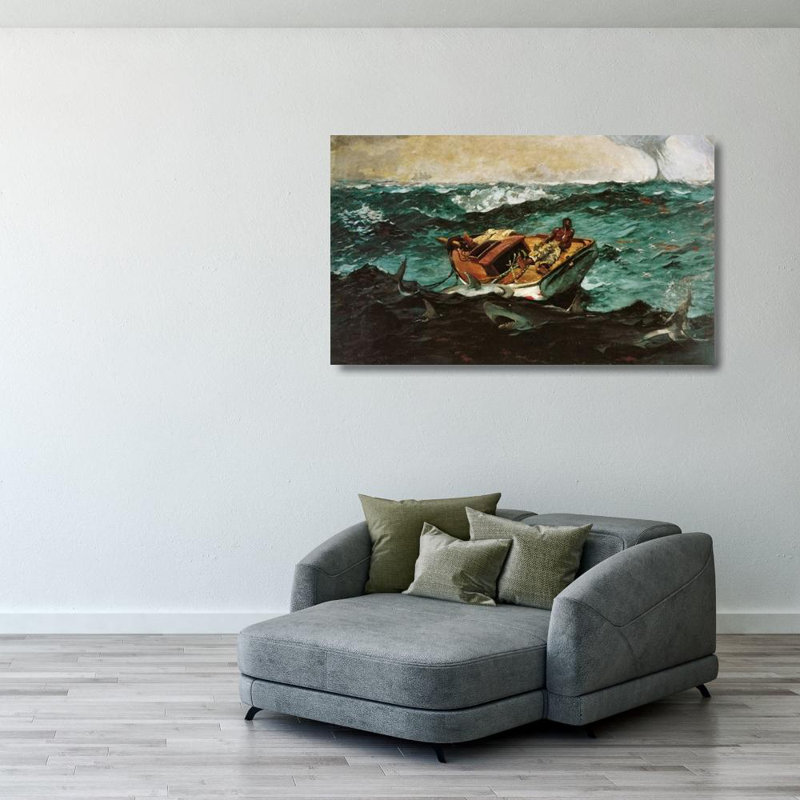 Le Gulf Stream, H 24 po x l 40 po