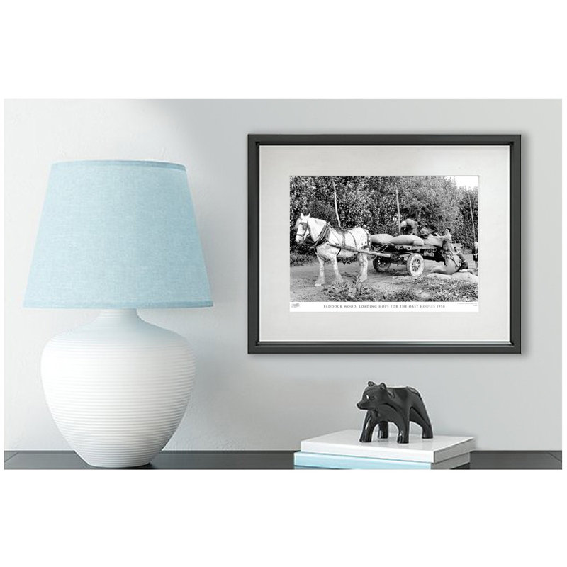 Paddock Wood, Loading Hops For The Oast Houses 1950 by Francis Frith - Single Picture Frame Print, 45cm H x 60cm W x 2.3cm D