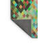 Tapis rouge/vert/noir de zone à motifs-447158425